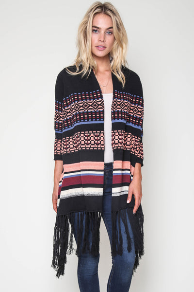 Holden Fringe Sweater in Reservoir