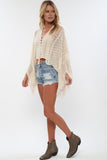Island Gypsy Sheer Knit Top in Linen