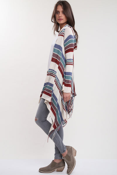 Linsey Hooded Wrap Sweaters
