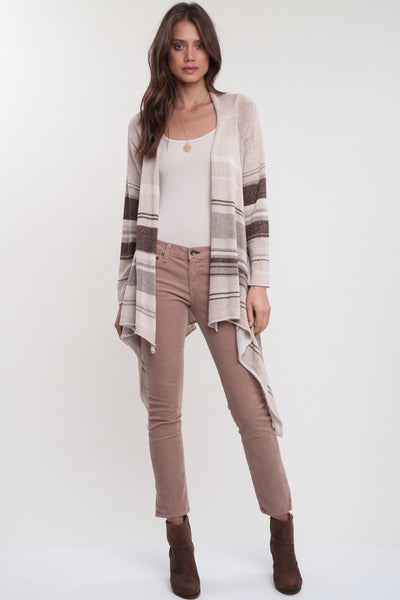 Naples Wrap Sweater in Frivolous