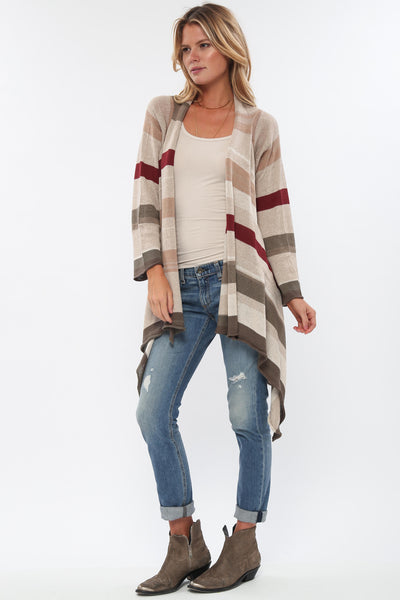 Naples Wrap Sweater in Sand City