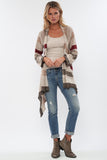 Naples Wrap Sweater in Sand City
