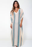 Katya Caftan in Peach Kiss Extra Long 'LAST ONE'