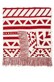 Aztec Throw in Teracotta 'LAST ONE'