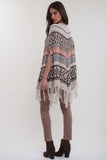 Benson Open Front Poncho in Vintage Vogue