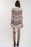 Benson Open Front Poncho in Vintage Vogue