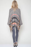 Candise Poncho in Brown Sugar