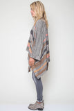 Candise Poncho in Brown Sugar