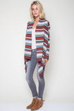 Cheyenne Textured Drape Sweater in Mosaic