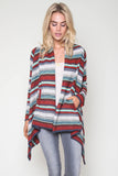 Cheyenne Textured Drape Sweater in Mosaic