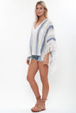 Duchess Fringe Poncho in Off the Grid