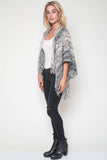 Ella Fringe Kimono in Stoney Brook