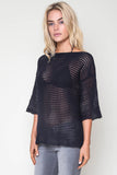 Jagger Semi-Sheer Pullover in Vessel 'LAST ONE'