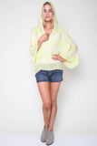 Kylie Poncho Top in Lemonade