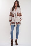 Leyton Fringe Cardigan in Tahitian Breeze