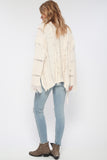 Maverick Fringe Sweater in Oatmeal