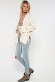 Maverick Fringe Sweater in Oatmeal