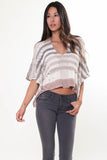 Oasis Crop Top in Cobblestone