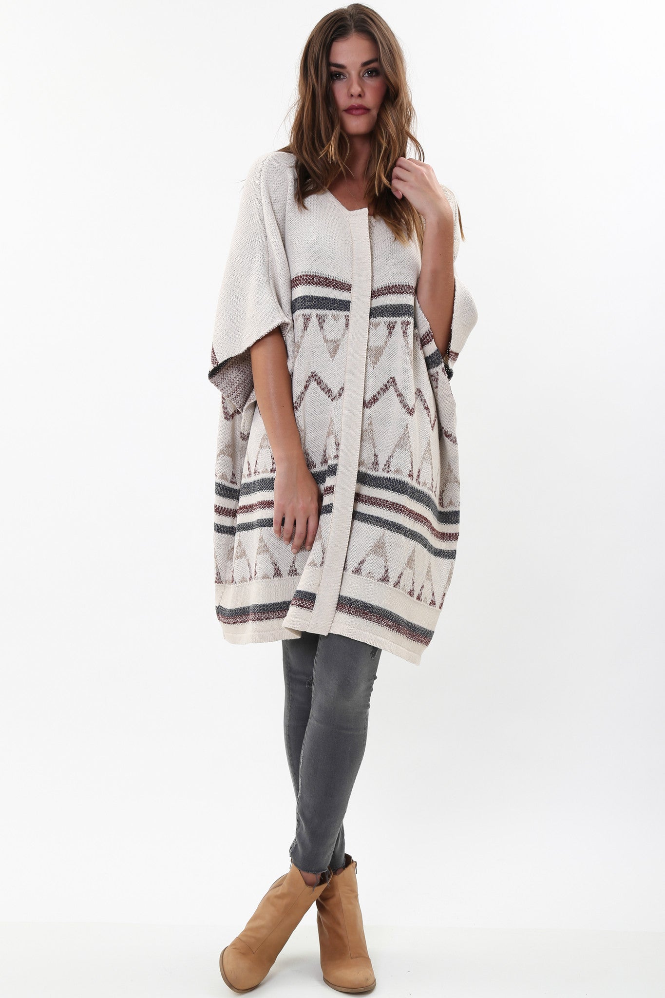 Rowan Kimono in Brazilian Beige