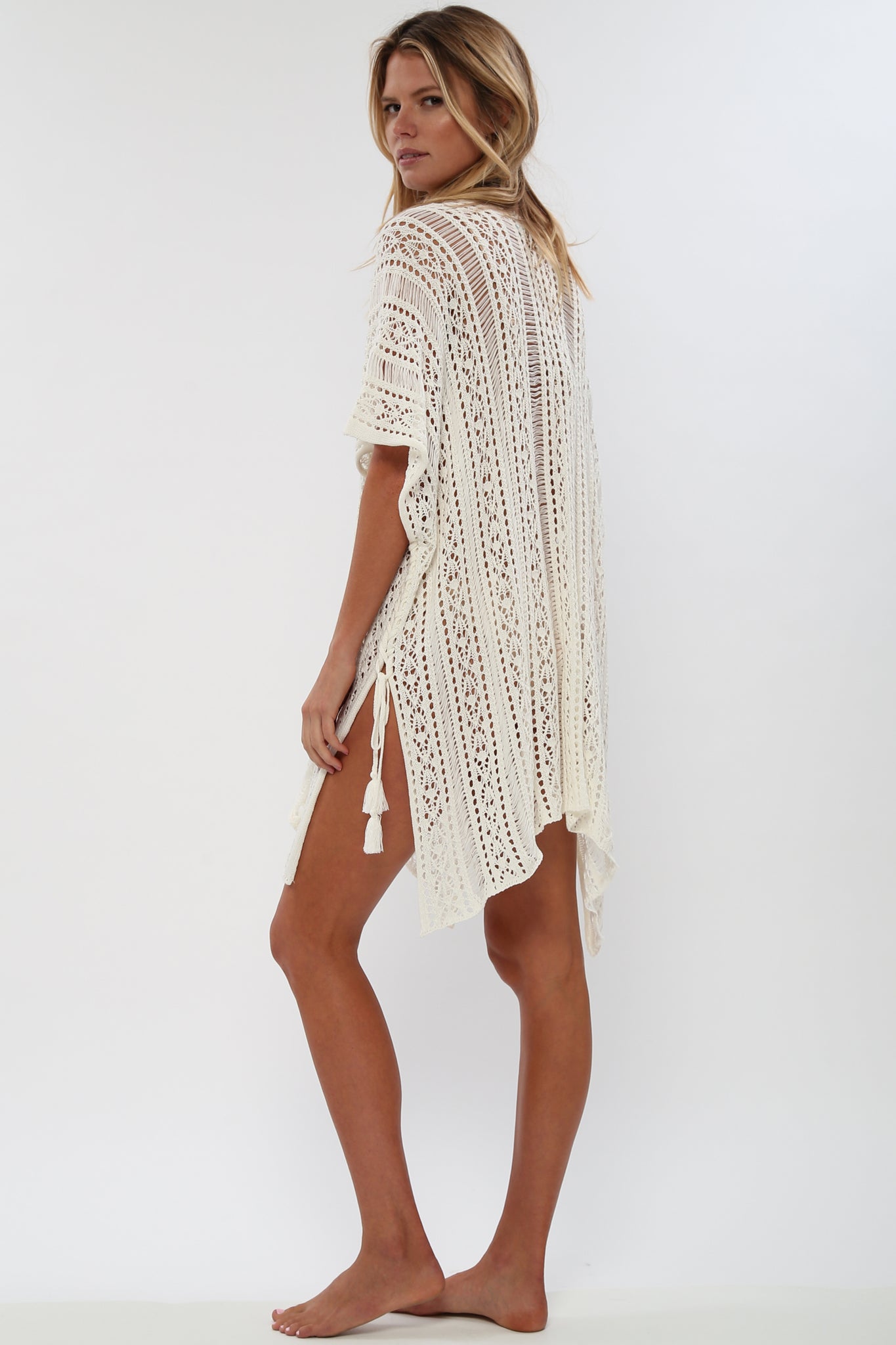 Beachy Nights - Poncho envolvente para Mujer