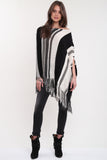 Venice Fringe Poncho in African Safari