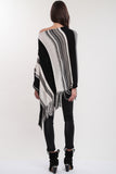 Venice Fringe Poncho in African Safari