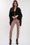 Ziggy Fringe Kimono in Black