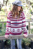 Ellie Pullover Sweater in Normandy'LAST ONE'